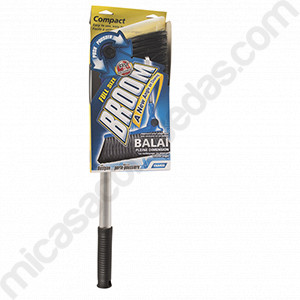 Escoba plegable con recogedor