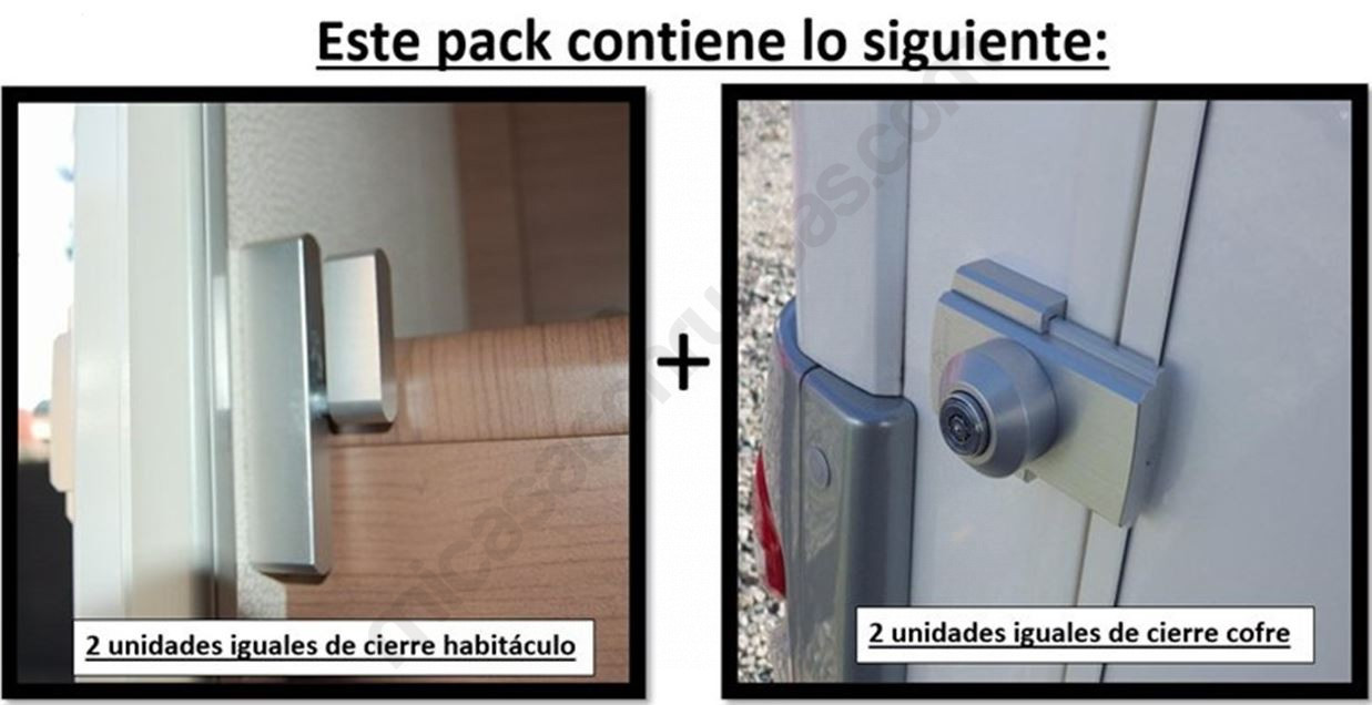 Dos panys per a habitacle + 2 panys per a garatge