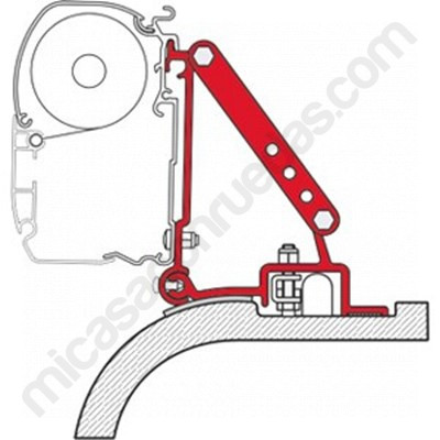 Adaptador tendal FIAMMA F45 i F70 per a DUCATO/JUMPER/BOXER H2 de 1994 a 2006