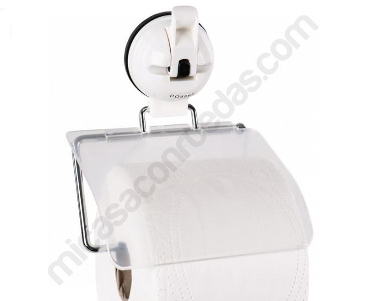 Porte-rouleau de papier toilette, avec ventouse