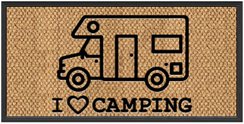 Alfombra Me encanta acampar para Camper