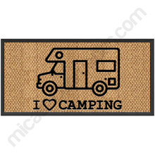 Alfombra Me encanta acampar para Camper