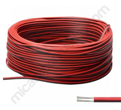 Cable eléctrico paralelo, 2 x 1,5 mm