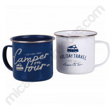 Joc de 2 tasses esmaltades BAY CITY