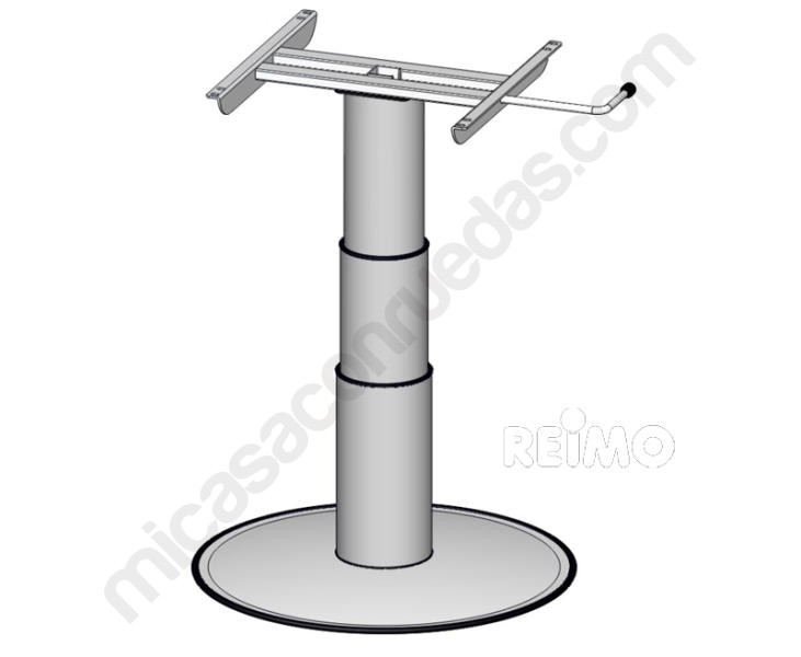 Pie de mesa regulable altura 32,0 - 69,50 cm