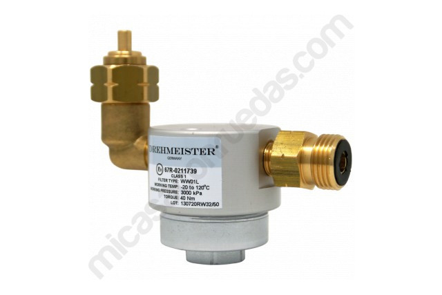 Filtre per a ampolla de gas GLP