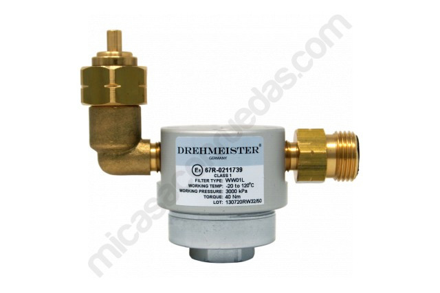 Filtre per a ampolla de gas GLP