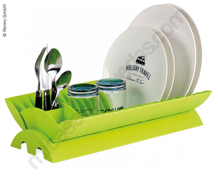 Égouttoir à vaisselle pliable (couleur : vert citron)