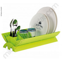 Égouttoir à vaisselle pliable (couleur : vert citron)