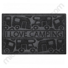 Tapis d'entrée "J'aime le camping"