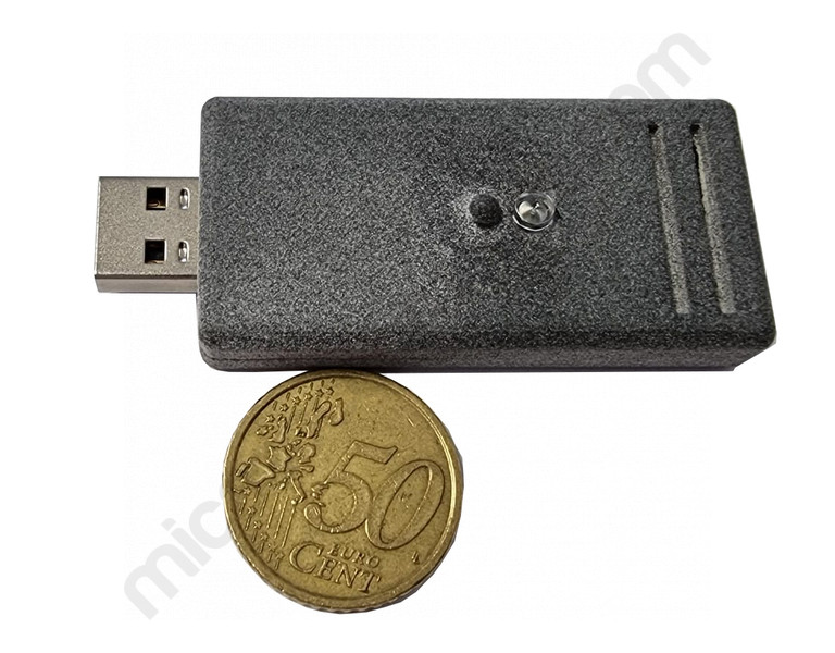 Alarma detector de gasos USB