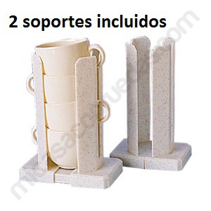 Support pratique pour tasses et verres.