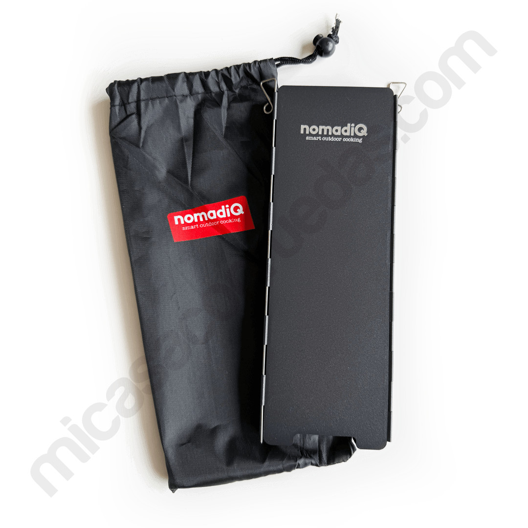 Paravientos nomadiQ para BBQ portátil