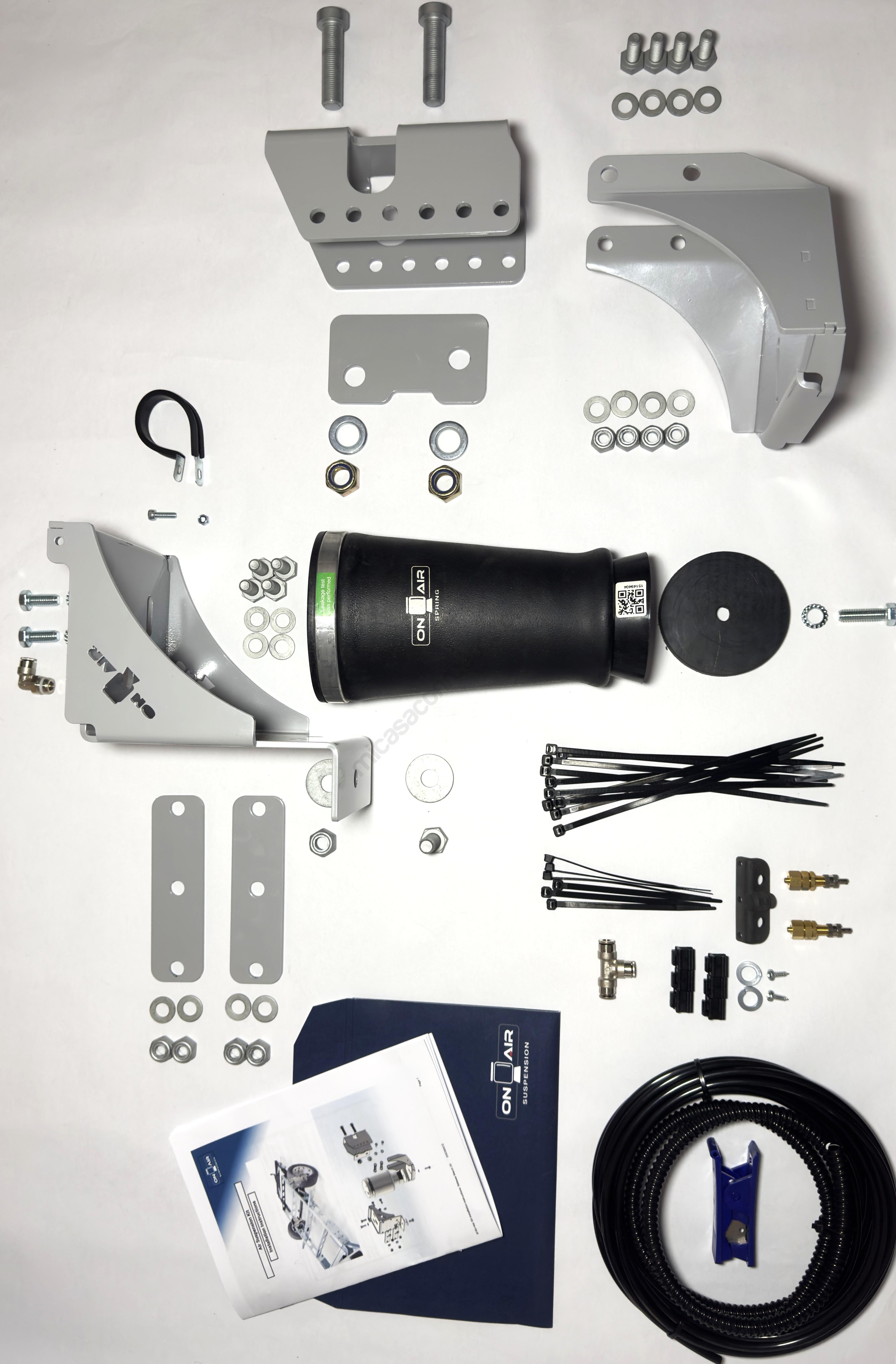 Composants du kit de suspension pneumatique On Air AKS3101Z pour châssis AL-KO