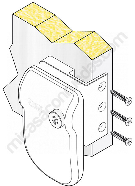 Safe door frame marco puerta