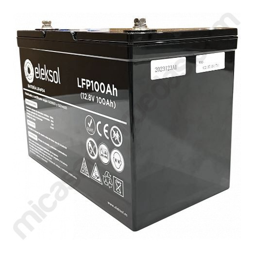 Batterie au lithium ELEKSOL LiFePO4 100 Ah