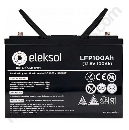 Bateria de Liti LiFePO4 100 Ah ELEKSOL