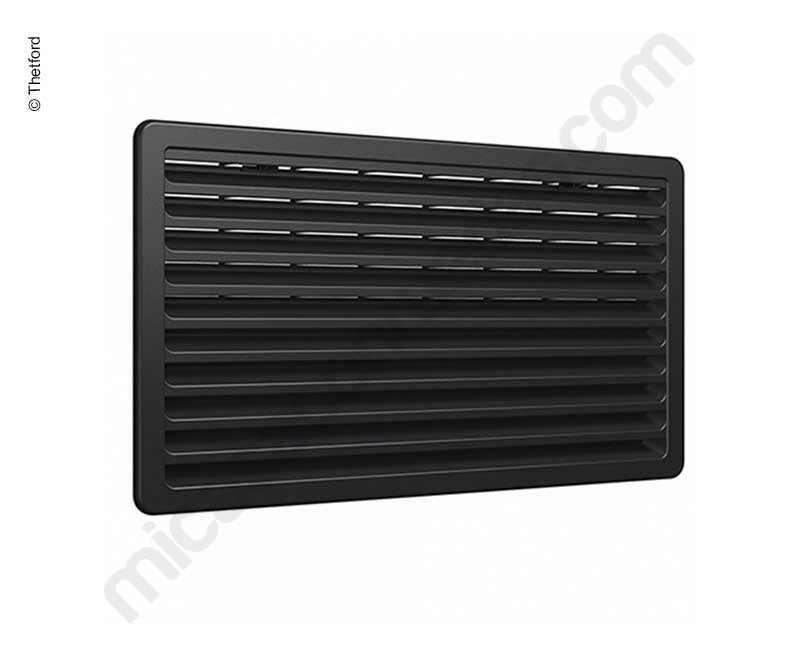 Grille Thetford 523 x 281 mm - NOIR