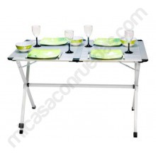 Table pliante en aluminium 4 personnes