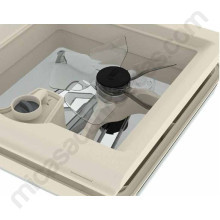 KIT TURBO VENT pour puits de lumière Fiamma Vent 28x28