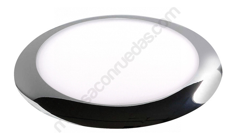 Làmpara LED cromada - ø 217mm