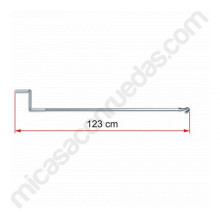 Manivela toldo Fiamma 123 cm.