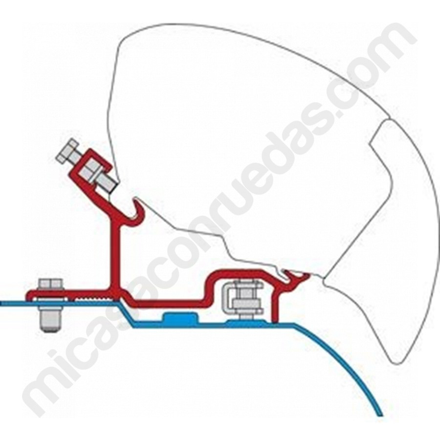 Adaptateur de store FIAMMA F65 et F80 pour FIAT Ducato, CITRÖEN Jumper, PEUGEOT Boxer H3+ 2006