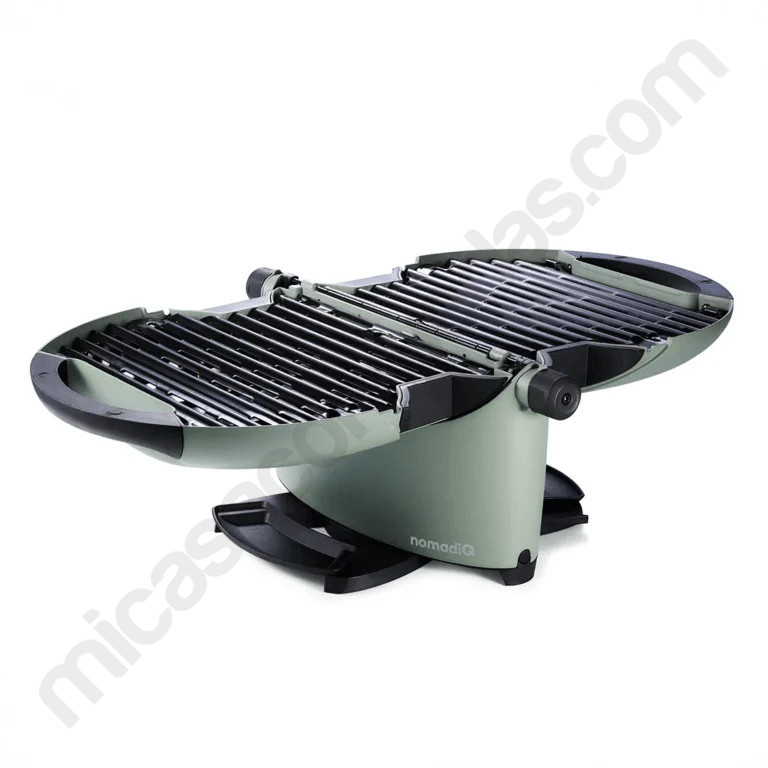 Détail de la surface de cuisson de la NomadiQ E-BBQ