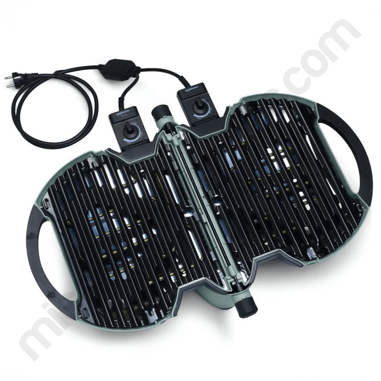 Détail de la surface de cuisson de la NomadiQ E-BBQ