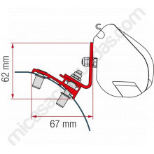 Adaptador de tendal FIAMMA F35Pro per a vehicles de grup PSA