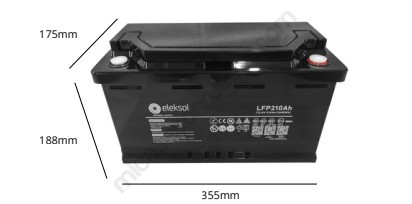 Bateria de Liti 210 Ah Eleksol