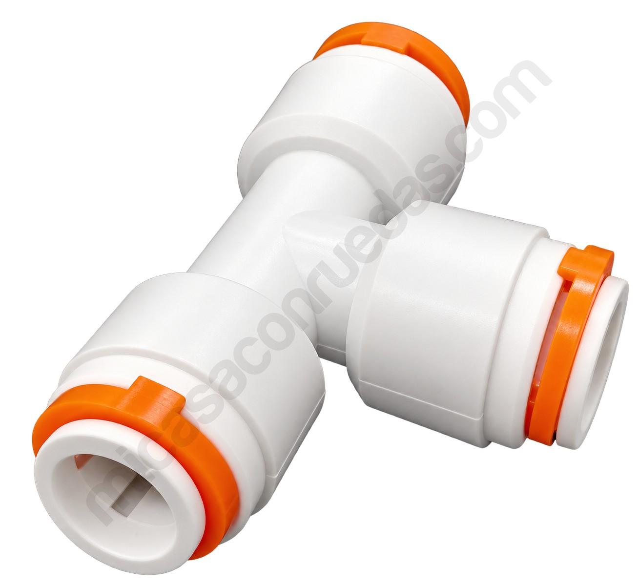 Raccord en T pour tube rigide de 12 mm - Uniquick